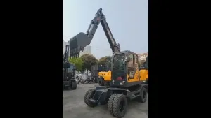 Excavadora compacta sobre ruedas ST609W