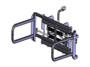 Manipulador de pacas cuadradas