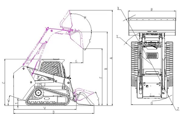 Minicargadora eléctrica ST30130TEV
