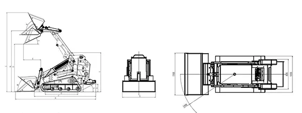 Minicargadora sobre orugas LY850