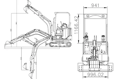 Excavadora eléctrica sobre orugas KE20/25