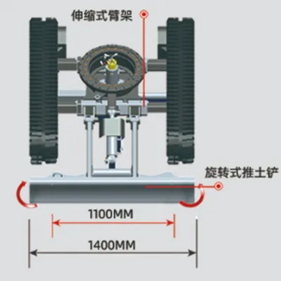 Miniexcavadora diésel sobre orugas KV25